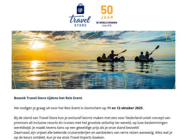 Uitnodiging Reis Event