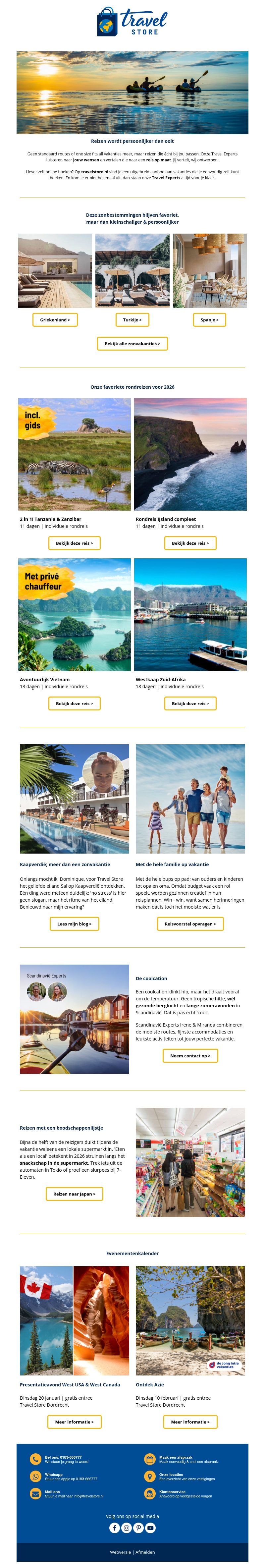 Reizen wordt persoonlijker dan ooit! Dé trends van 2026 Reizen wordt persoonlijker dan ooit! Dé trends van 2026