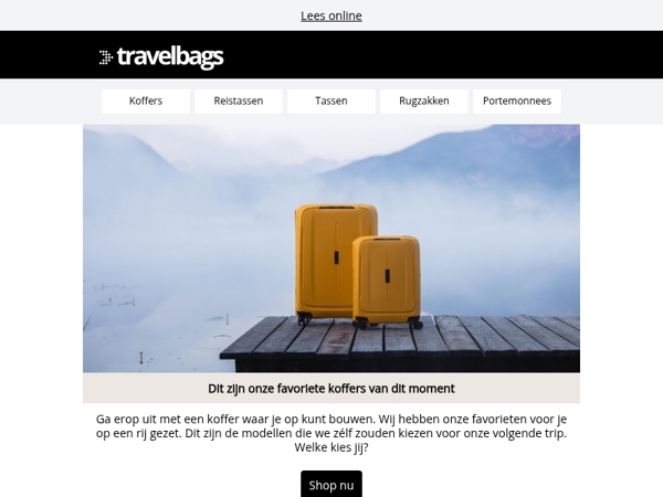 💼 Nieuwe koffer nodig?