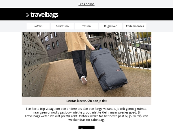 👜 Reistas kiezen? Begin hier