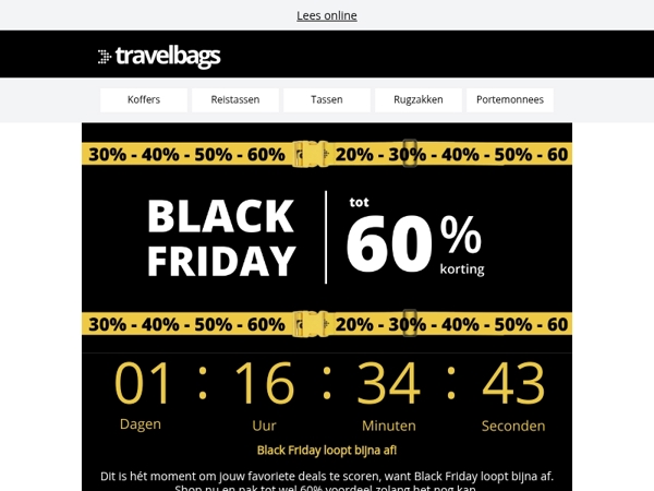 ⏰ Black Friday loopt bijna af!