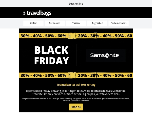 💥 Topmerken tot wel 60% korting