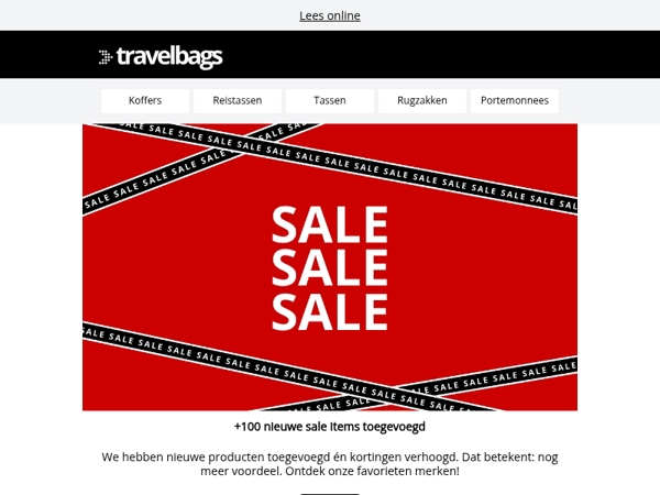 🚨 +100 nieuwe sale items toegevoegd