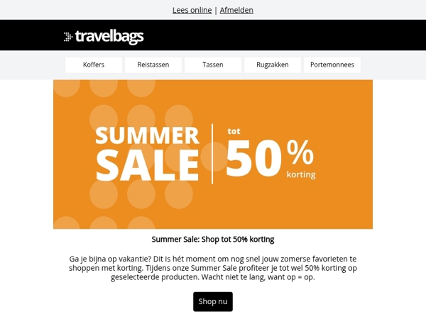 💥 Summer Sale tot 50% korting!