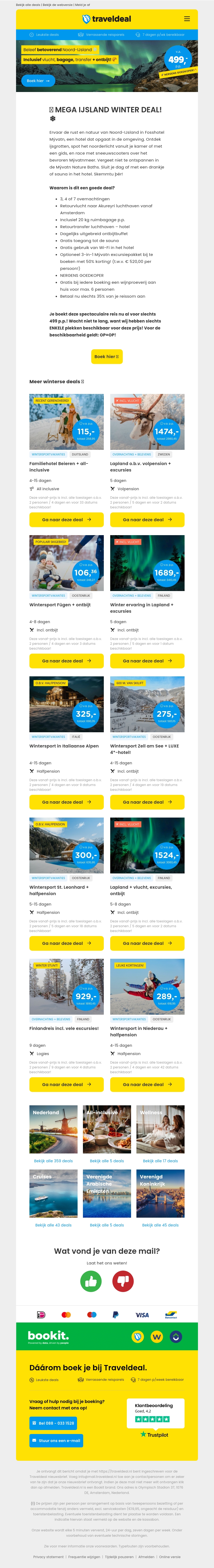 😱 MEGA WINTER DEAL! ❄️ Ontdek Noord-IJsland + vlucht, transfer + ontbijt SLECHTS 499 p.p.! 🤯 😱 MEGA WINTER DEAL! ❄️ Ontdek Noord-IJsland + vlucht, transfer + ontbijt SLECHTS 499 p.p.! 🤯