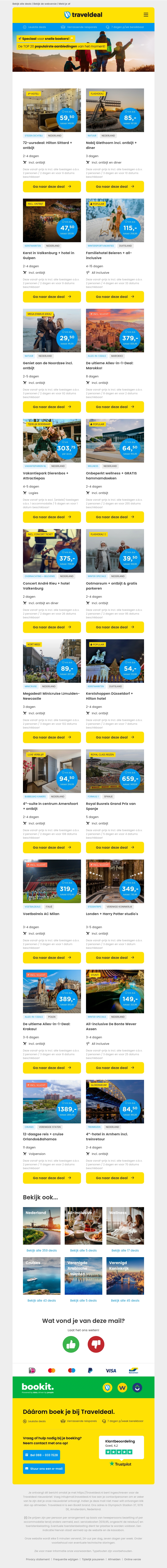 π Speciaal voor snelle boekers! π FLASHDEAL Hilton Sittard + ontbijt 62 | 3 dgn Giethoorn + ontbijt + diner 85 & meer! π Speciaal voor snelle boekers! π FLASHDEAL Hilton Sittard + ontbijt 62 | 3 dgn Giethoorn + ontbijt + diner 85 & meer!