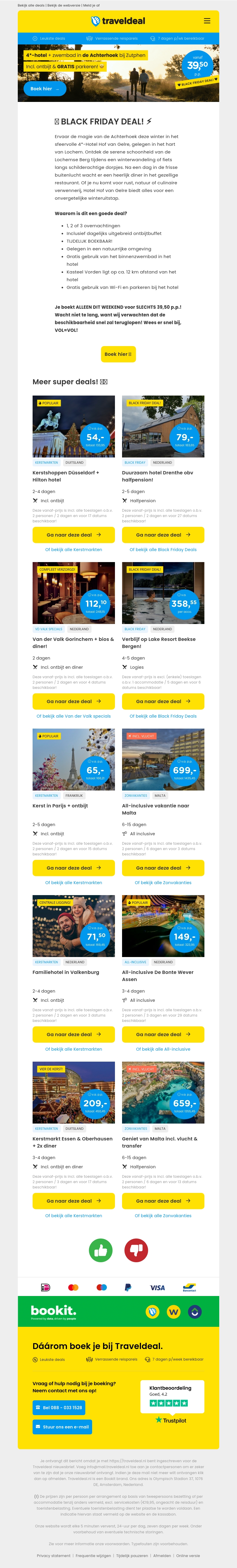 ⏰ Weekend-Deal! 📣 4*-hotel in de Achterhoek + ontbijt 39,50 p.p.! 🎉 ⏰ Weekend-Deal! 📣 4*-hotel in de Achterhoek + ontbijt 39,50 p.p.! 🎉