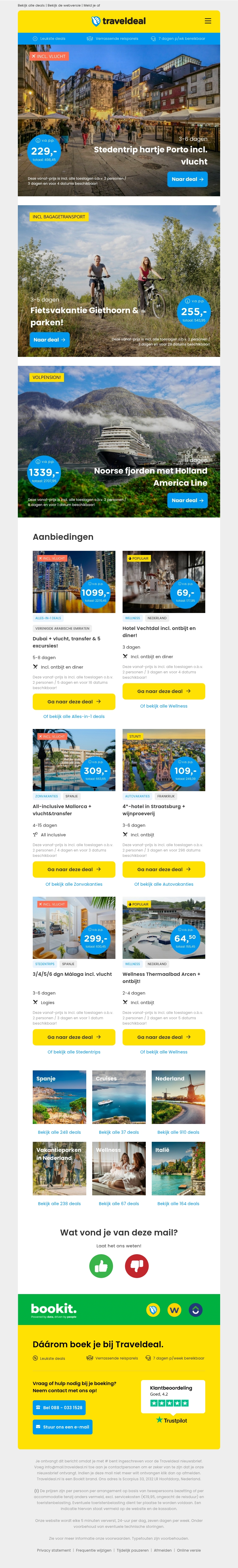 Stedentrip hartje Porto + vlucht v.a. 239 | Fietsvakantie Noord-Nederland + bagagetransport v.a. 255 p.p.! Stedentrip hartje Porto + vlucht v.a. 239 | Fietsvakantie Noord-Nederland + bagagetransport v.a. 255 p.p.!