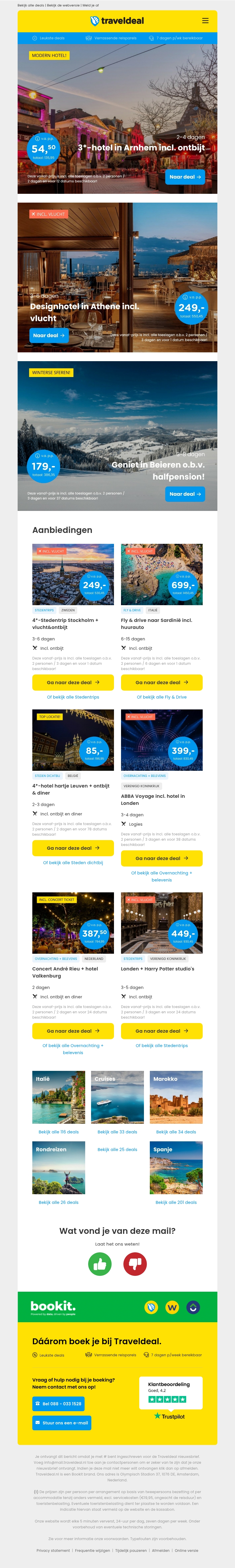 WINTERSTUNT! ❄️ Verblijf in Arnhem incl. ontbijt v.a. 54,50 | Stedentrip Athene + designhotel v.a. 249 p.p.! WINTERSTUNT! ❄️ Verblijf in Arnhem incl. ontbijt v.a. 54,50 | Stedentrip Athene + designhotel v.a. 249 p.p.!