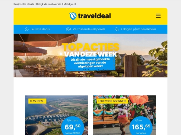 De favorieten van de week! 💜 Cruise Spanje, Italië v.a. 839 | Beach Hotel Zuid-Holland 59,50 & veel meer!