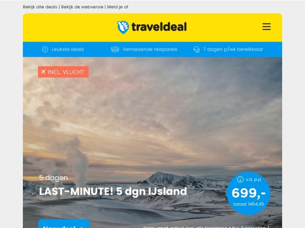 WOW! 😱 Profiteer t/m €500 korting op last minute IJsland reizen! 🇮🇸