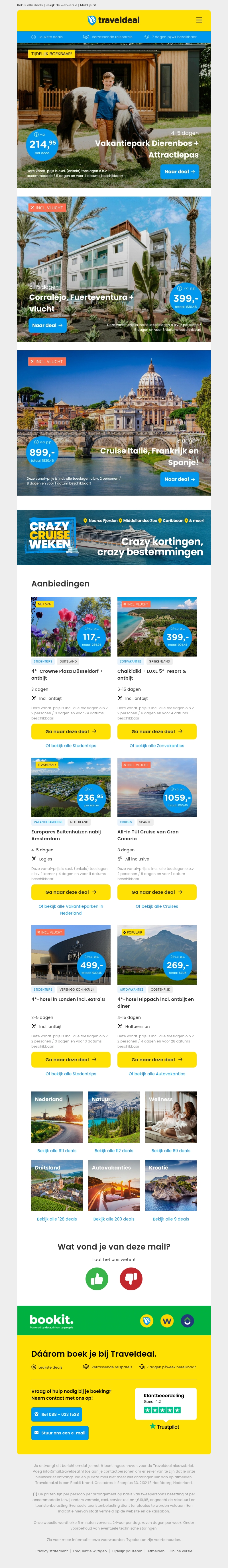 🐅 Vakantiepark Dierenbos + Beekse Bergen v.a. 214,95 per acco | ✈️ Zonvakantie Fuerteventura v.a. 399 p.p.! 🐅 Vakantiepark Dierenbos + Beekse Bergen v.a. 214,95 per acco | ✈️ Zonvakantie Fuerteventura v.a. 399 p.p.!