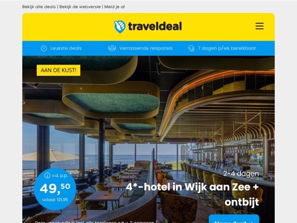 😱 3x spotgoedkope PARELS aan de kust! 🌊 Boek vanaf slechts 37 p.p.! 🤯