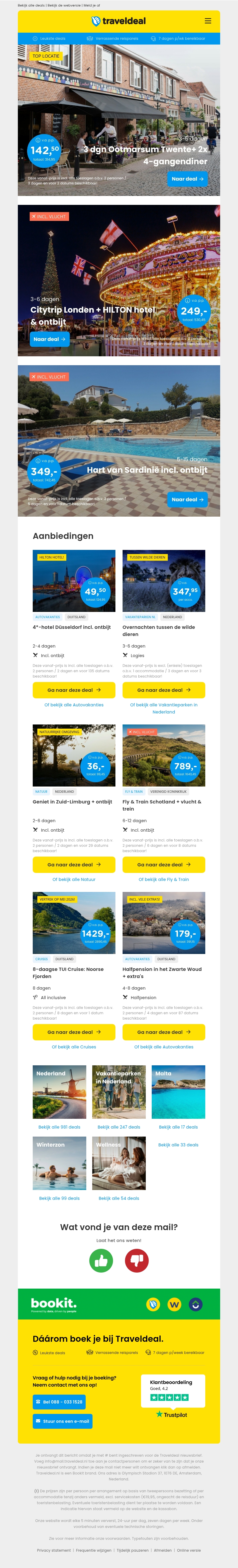 3 dgn Ootmarsum + 2x 4-gangendiner v.a. 142,50 | Stedentrip Londen + HILTON hotel v.a. 249 p.p.! 3 dgn Ootmarsum + 2x 4-gangendiner v.a. 142,50 | Stedentrip Londen + HILTON hotel v.a. 249 p.p.!