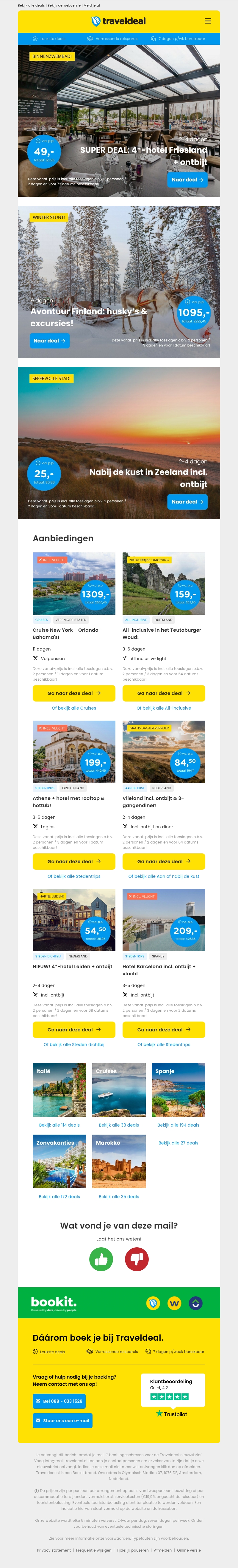 SUPER DEAL! 🤯 4*-hotel Friesland + ontbijt v.a. 49 | Avontuur Finland: husky's & excursies v.a. 1095 p.p.! SUPER DEAL! 🤯 4*-hotel Friesland + ontbijt v.a. 49 | Avontuur Finland: husky's & excursies v.a. 1095 p.p.!