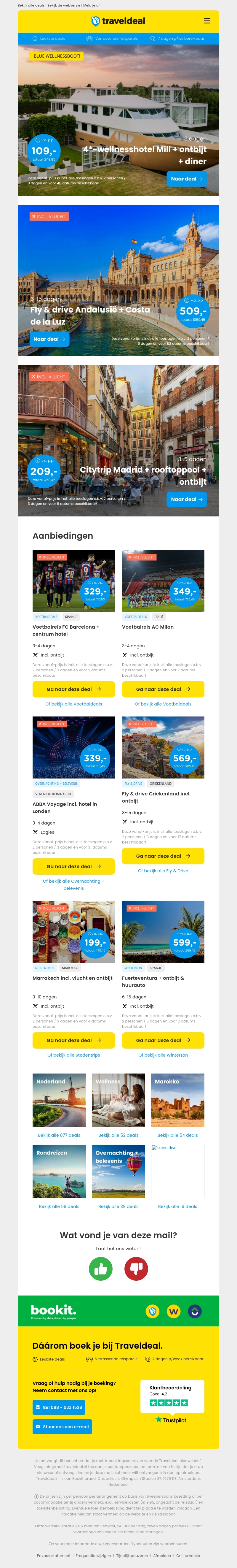 4*-wellnesshotel Mill + ontbijt + diner v.a. €109 per persoon | Fly & drive Andalusië + Costa de la Luz v.a. €509 per persoon & nog veel meer 4*-wellnesshotel Mill + ontbijt + diner v.a. €109 per persoon | Fly & drive Andalusië + Costa de la Luz v.a. €509 per persoon & nog veel meer