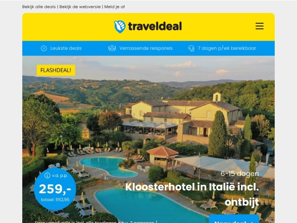 Snel! Anders mis je deze deals… en dat wil je niet 😉