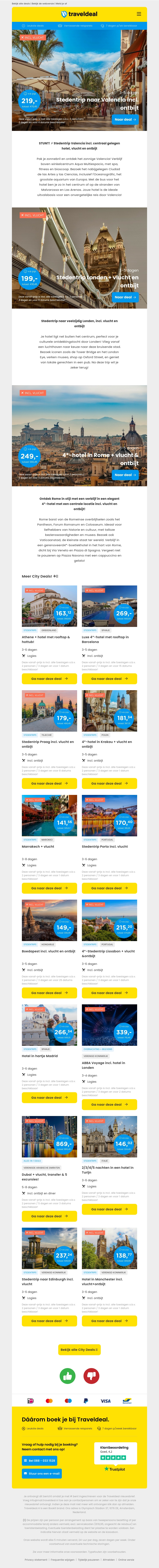 ✈️ City Deals voor de BESTE prijs! 💸 ✈️ City Deals voor de BESTE prijs! 💸