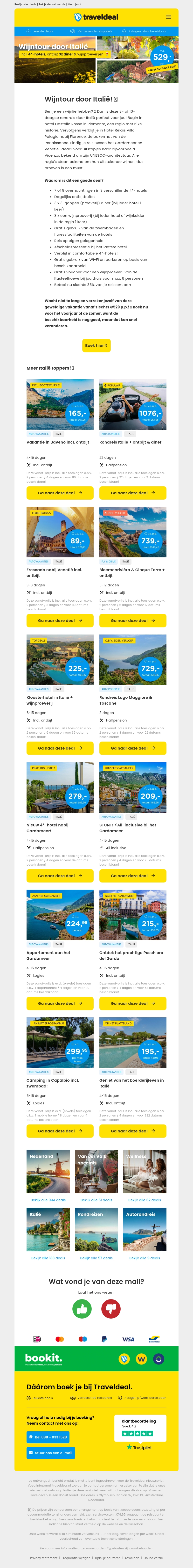 𝐏𝐎𝐏𝐔𝐋𝐀𝐈𝐑! 🔥 8- of 10-daagse wijntour door Italië + ontbijt, 3x diner, proeverijen & meer vanaf 529 p.p.! 😱 𝐏𝐎𝐏𝐔𝐋𝐀𝐈𝐑! 🔥 8- of 10-daagse wijntour door Italië + ontbijt, 3x diner, proeverijen & meer vanaf 529 p.p.! 😱