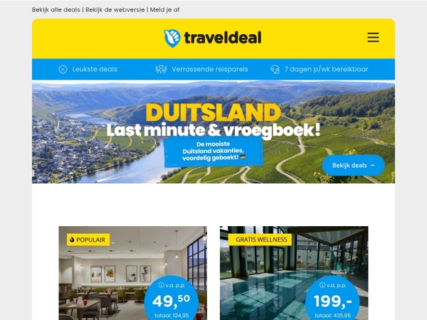 Tijd voor Duitsland! 🇩🇪 Last minute of vroegboek? Jij kiest!