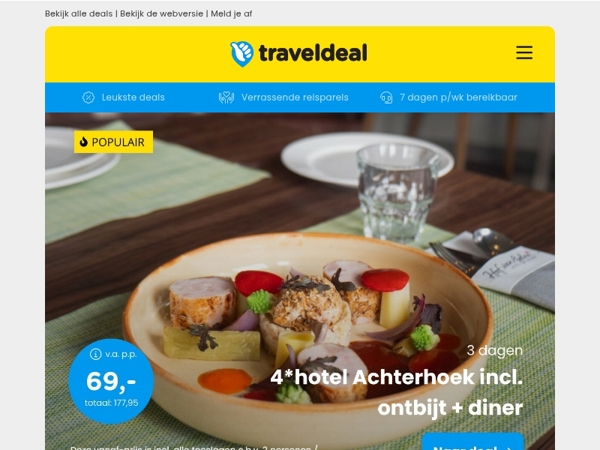 😱 Van der Valk Gorinchem + ontbijt & meer v.a. 59,50 | Fly & Drive Albanië v.a. 599 p.p.!