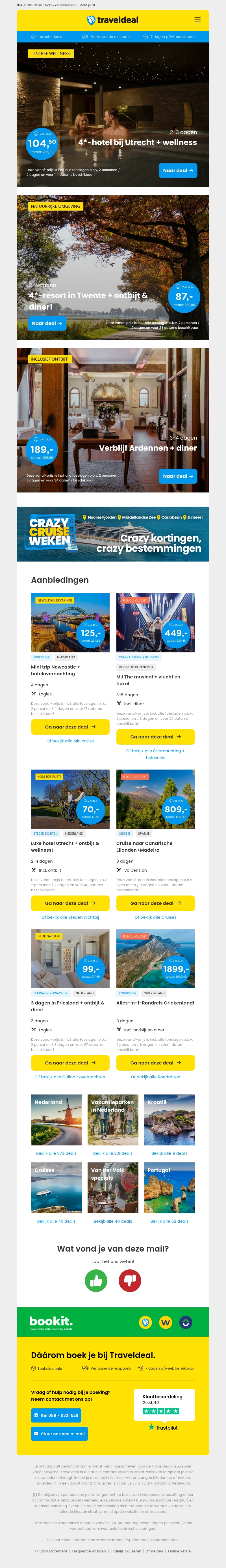 Luxe hotel Utrecht + Wellness Soesterberg v.a. 104,50 | Alles-in-1-deal TWENTE + ontbijt, diner & MEER v.a. 87 p.p.! Luxe hotel Utrecht + Wellness Soesterberg v.a. 104,50 | Alles-in-1-deal TWENTE + ontbijt, diner & MEER v.a. 87 p.p.!