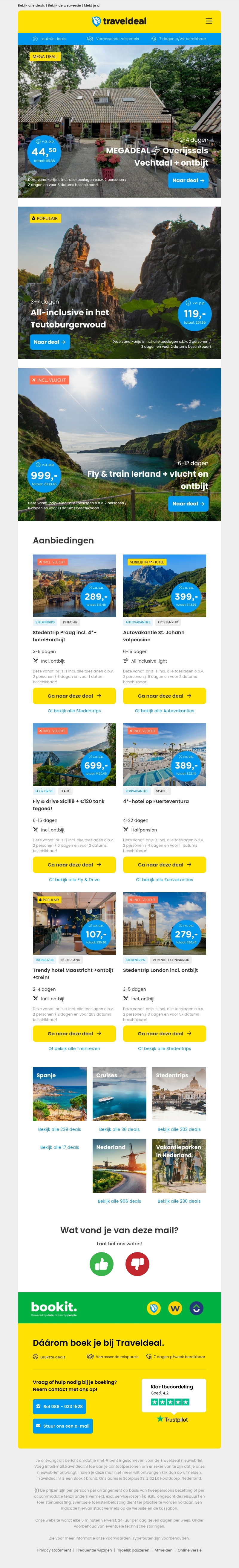 MEGADEAL ⚡ Overijssels Vechtdal + ontbijt 44,50 | 3/7 dgn all-inclusive Teutoburgerwoud v.a. 119 p.p.! MEGADEAL ⚡ Overijssels Vechtdal + ontbijt 44,50 | 3/7 dgn all-inclusive Teutoburgerwoud v.a. 119 p.p.!