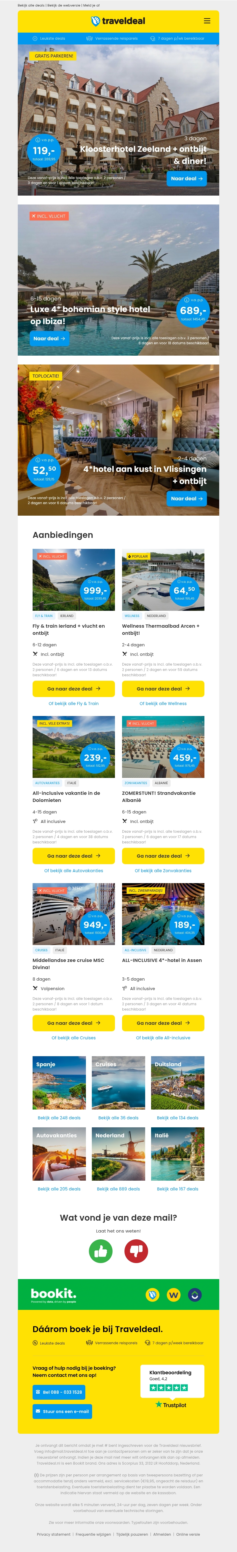 ⚡️OP=OP Maart LAST Minute! ⏰ 3 dgn kloosterhotel Zeeland + diner 119 | Bohemian 4*-hotel IBIZA v.a. 689 p.p.! ☀️ ⚡️OP=OP Maart LAST Minute! ⏰ 3 dgn kloosterhotel Zeeland + diner 119 | Bohemian 4*-hotel IBIZA v.a. 689 p.p.! ☀️