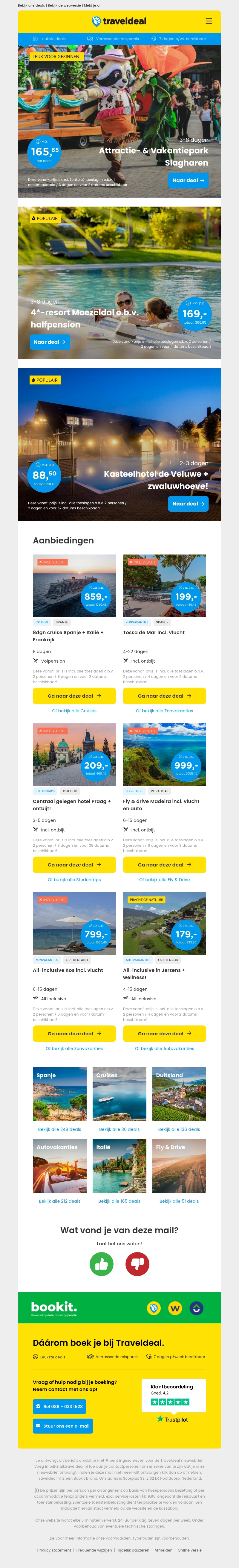 FLASHDEAL! 😱 Attractie- & Vakantiepark Slagharen 165,65 per acco | 4*-Resort Moezeldal halfpension 159 p.p.! FLASHDEAL! 😱 Attractie- & Vakantiepark Slagharen 165,65 per acco | 4*-Resort Moezeldal halfpension 159 p.p.!