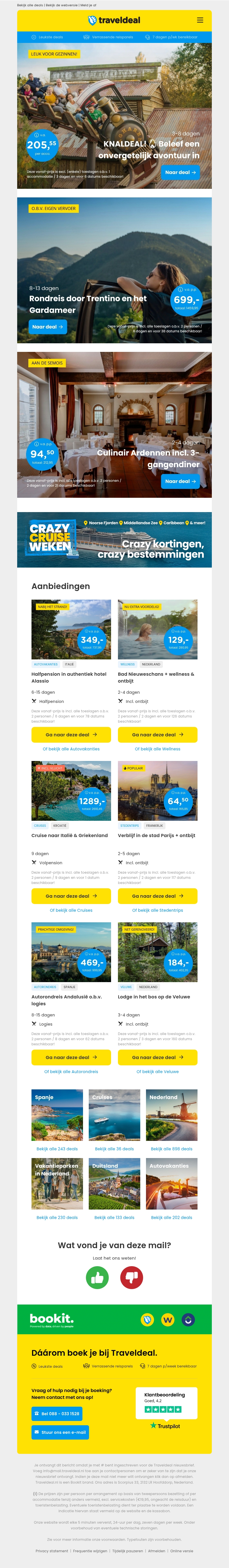 🎢 Attractie- & Vakantiepark Slagharen v.a. 205,55 (2 volw + 2 kids!) | Rondreis Trentino & Gardameer v.a. 699 p.p.! 🎢 Attractie- & Vakantiepark Slagharen v.a. 205,55 (2 volw + 2 kids!) | Rondreis Trentino & Gardameer v.a. 699 p.p.!