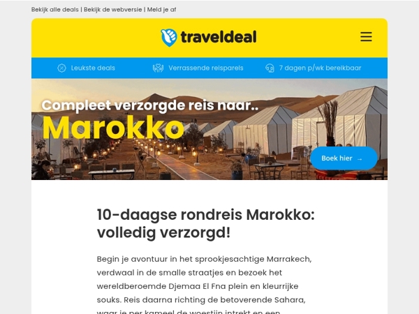 10-daagse Marokko-reis ✨ Sahara-overnachting + diner & excursies v.a. €899 p.p.! 🐫