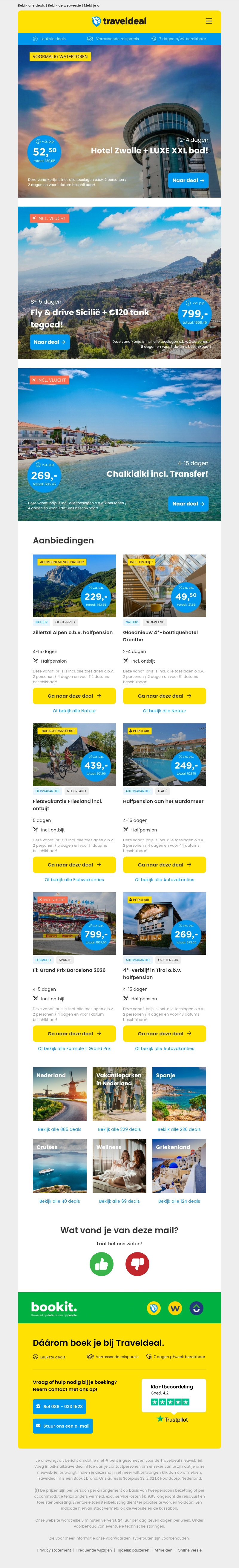 😱 Watertoren in Zwolle + XXL bad v.a. 52,50 | Fly & Drive Sicilië + 120 benzine CASHBACK 💵 v.a. 799 p.p.! 😱 Watertoren in Zwolle + XXL bad v.a. 52,50 | Fly & Drive Sicilië + 120 benzine CASHBACK 💵 v.a. 799 p.p.!