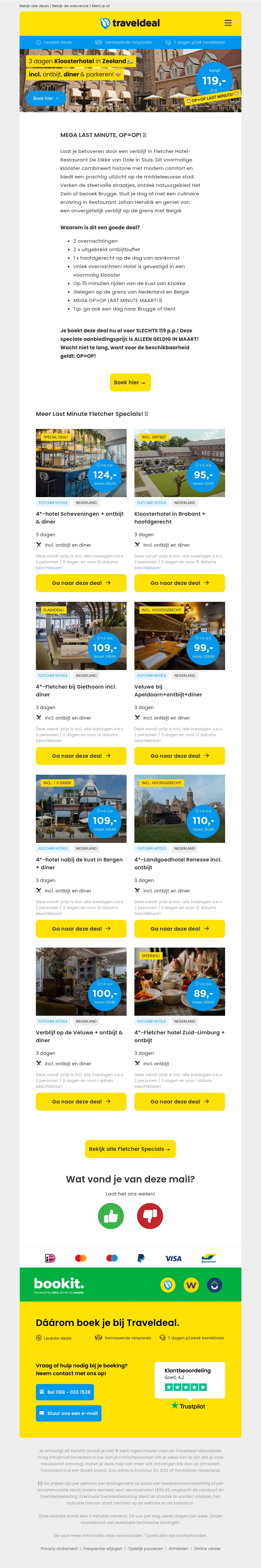 ⚡ MEGA LAST MINUTE, OP=OP!! ⏰ 3 dgn kloosterhotel Zeeland + ontbijt & diner 119 p.p.! ⚡ MEGA LAST MINUTE, OP=OP!! ⏰ 3 dgn kloosterhotel Zeeland + ontbijt & diner 119 p.p.!