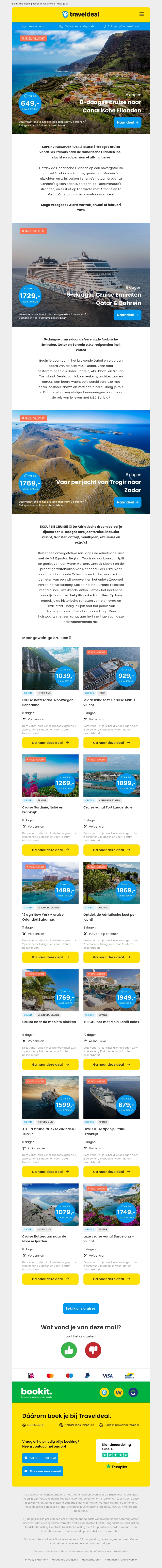 Mega Vroegboek Alert! ⚠️ 8-daagse cruise Las Palmas naar de Canarische Eilanden v.a. 649 p.p.! 😱 Mega Vroegboek Alert! ⚠️ 8-daagse cruise Las Palmas naar de Canarische Eilanden v.a. 649 p.p.! 😱
