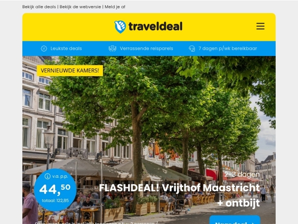 ✨🌞 Boek snel: romantische nazomertrips Maastricht, Valencia & Amalfikust v.a. €44,50 p.p.!