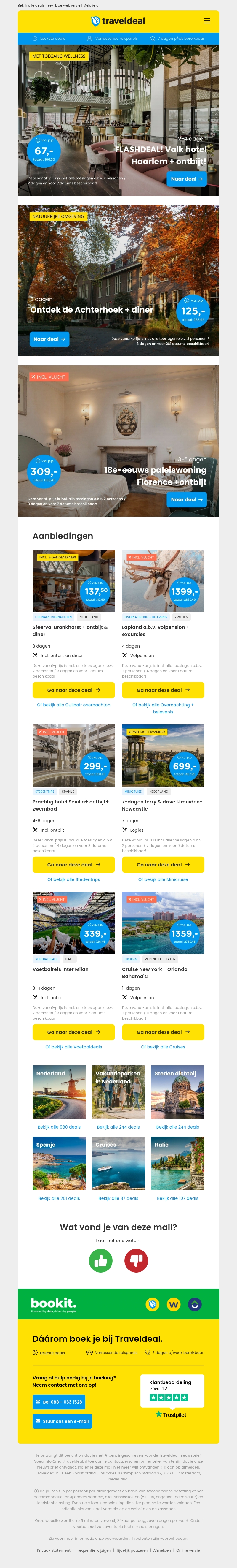 😱 FLASHDEAL: Van der Valk Haarlem + ontbijt 67 | 3 dgn de Achterhoek + diner v.a. 125 p.p.! 😱 FLASHDEAL: Van der Valk Haarlem + ontbijt 67 | 3 dgn de Achterhoek + diner v.a. 125 p.p.!