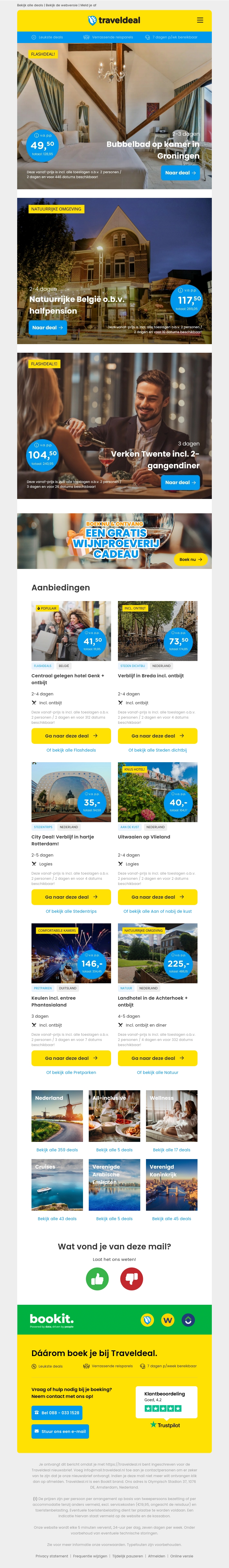 Bubbelbad op kamer in Groningen v.a. €49.50 per persoon & meer Bubbelbad op kamer in Groningen v.a. €49.50 per persoon & meer