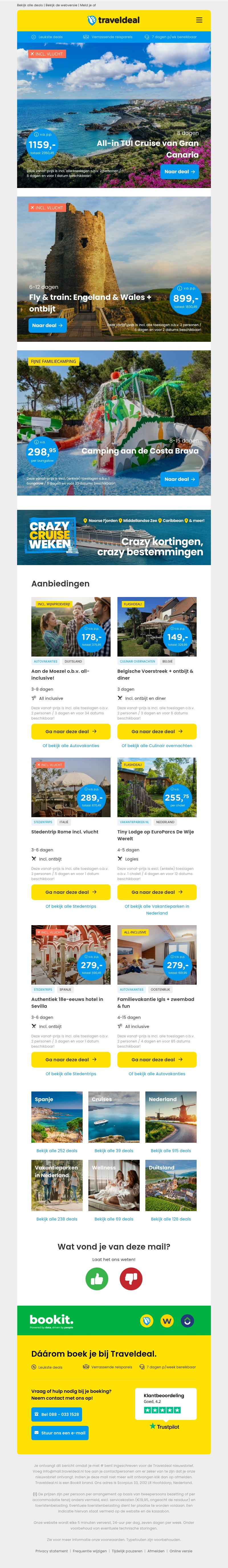 8 dagen premium all-inclusive cruise Canarische Eilanden 1159 | Fly & Train Engeland & Wales v.a. 899 p.p.! 8 dagen premium all-inclusive cruise Canarische Eilanden 1159 | Fly & Train Engeland & Wales v.a. 899 p.p.!