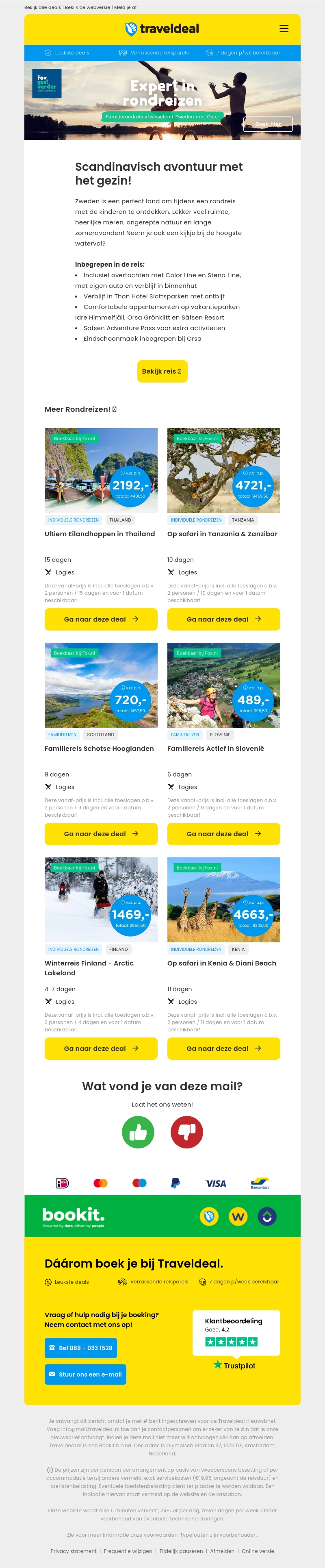 14-, of 15-daagse (familie)rondreis Midden-Zweden v.a. 534 p.p.! 🌲🏞️ 14-, of 15-daagse (familie)rondreis Midden-Zweden v.a. 534 p.p.! 🌲🏞️