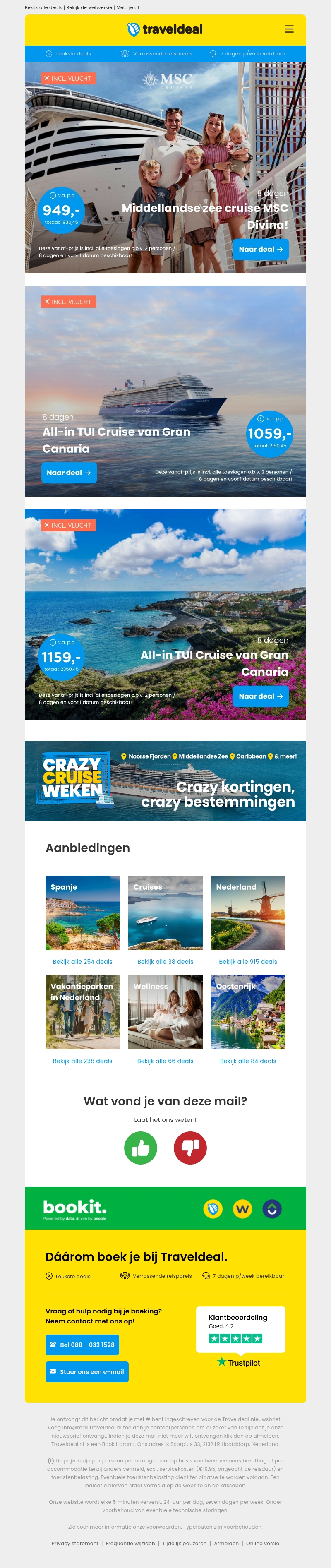 GAAF! 😍 Fly & Drive Oman v.a. 1399 | 🚢 Familiecruise Middellandse Zee v.a. 949 p.p.! GAAF! 😍 Fly & Drive Oman v.a. 1399 | 🚢 Familiecruise Middellandse Zee v.a. 949 p.p.!