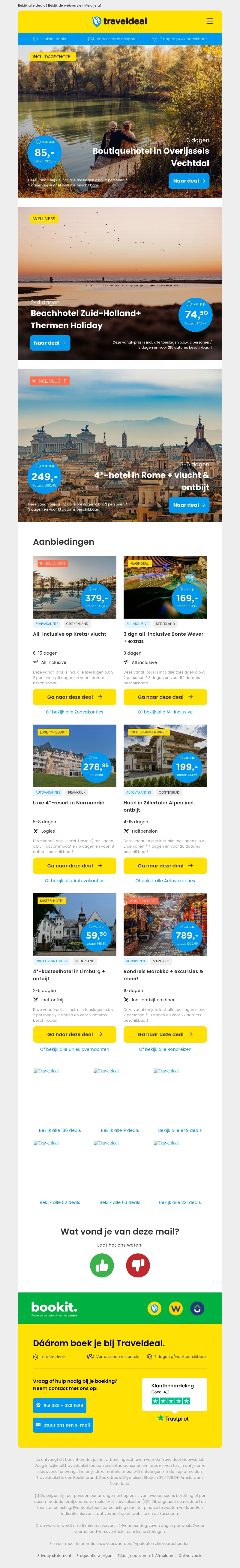 3 dgn Boutiquehotel Overijssel + diner v.a. 85 | BEACH Hotel Zuid-Holland + Thermen Holiday v.a. 74,50 pp! 3 dgn Boutiquehotel Overijssel + diner v.a. 85 | BEACH Hotel Zuid-Holland + Thermen Holiday v.a. 74,50 pp!