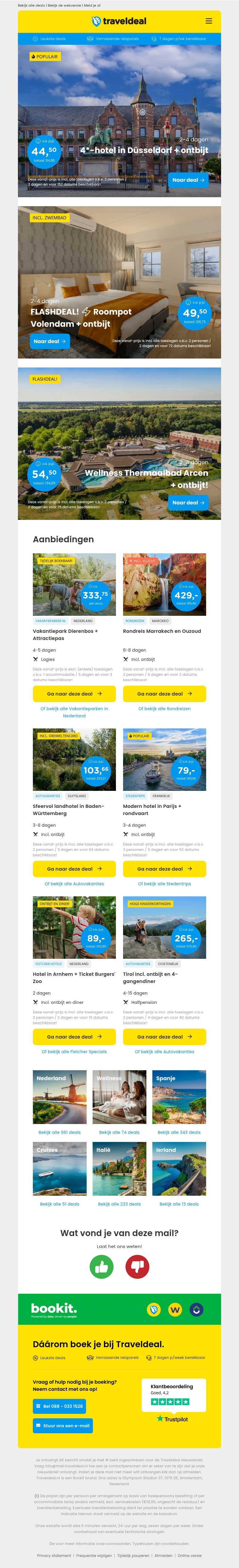 😱 LAATSTE KANS: Luxe 4*-hotel Düsseldorf + ontbijt & EXTRA'S v.a. SLECHTS 44,50 p.p. | Volendam + ontbijt, toegang zwembad & GRATIS parkeren v.a. 49,50 p.p. & MEER! 😱 LAATSTE KANS: Luxe 4*-hotel Düsseldorf + ontbijt & EXTRA'S v.a. SLECHTS 44,50 p.p. | Volendam + ontbijt, toegang zwembad & GRATIS parkeren v.a. 49,50 p.p. & MEER!