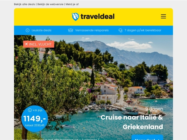 🚢 Ontdek jouw volgende cruise: Canarische Eilanden, Griekenland, Mexico & meer!