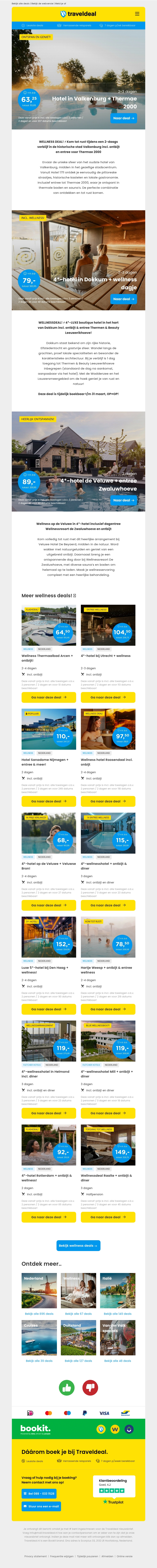 Ontspan nu: dagentree wellness incl. hotel & ontbijt vanaf €63,25 p.p.! ✨ Ontspan nu: dagentree wellness incl. hotel & ontbijt vanaf €63,25 p.p.! ✨