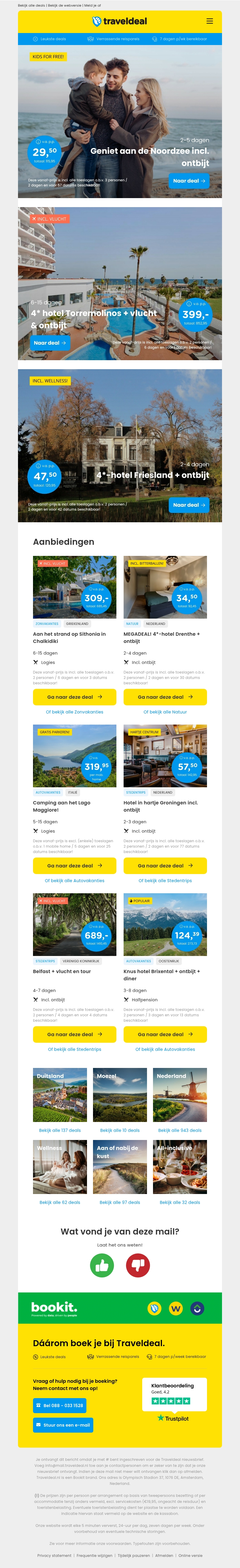 Familiedeal! 😱 Pieterburen + Kids GRATIS v.a. 29,50 | ✈️ Zonvakantie Torremolinos + ontbijt v.a. 399 & meer! Familiedeal! 😱 Pieterburen + Kids GRATIS v.a. 29,50 | ✈️ Zonvakantie Torremolinos + ontbijt v.a. 399 & meer!