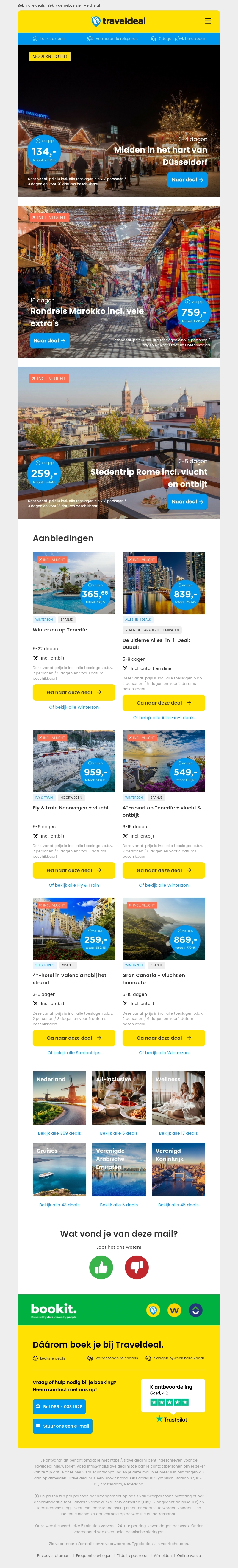 Midden in het hart van Düsseldorf v.a. €134 per persoon | Rondreis Marokko incl. vele extra's v.a. €759 per persoon & nog veel meer Midden in het hart van Düsseldorf v.a. €134 per persoon | Rondreis Marokko incl. vele extra's v.a. €759 per persoon & nog veel meer