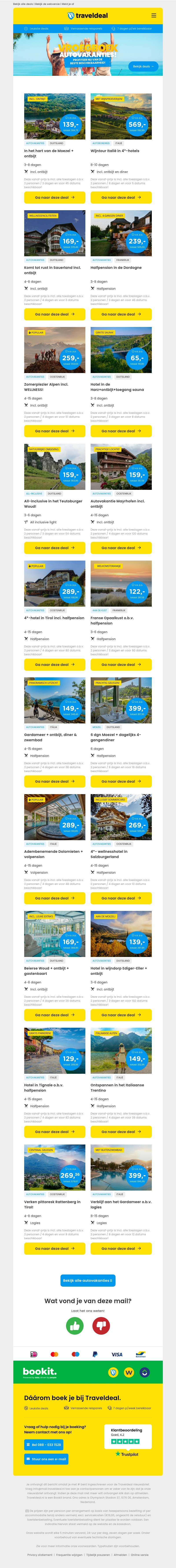 ⏰ Vroeg boeken = lagere prijzen & meer keuze! ⏰ Vroeg boeken = lagere prijzen & meer keuze!