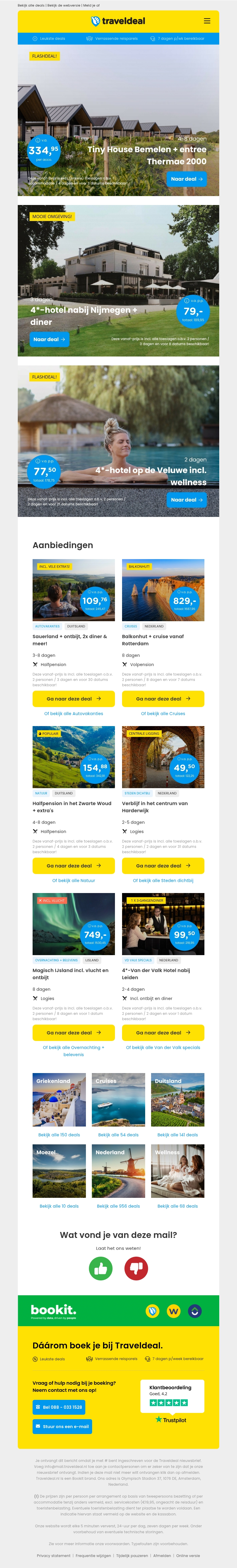 Tiny House + entree Thermen 2000 | 3 dgn 4*-hotel bij Nijmegen + diner v.a. 79 p.p.! 🤯 Tiny House + entree Thermen 2000 | 3 dgn 4*-hotel bij Nijmegen + diner v.a. 79 p.p.! 🤯