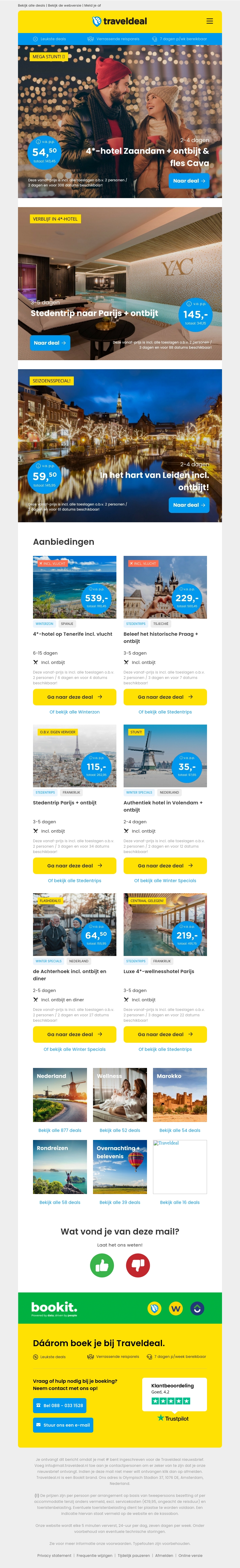 Winter Specials v.a. €54.50 per persoon | Stedentrips v.a. €145 per persoon & nog veel meer Winter Specials v.a. €54.50 per persoon | Stedentrips v.a. €145 per persoon & nog veel meer