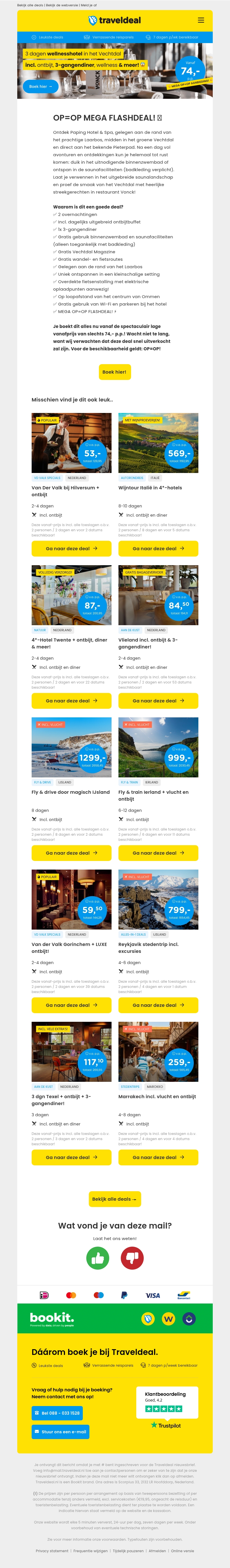 WOW, GEEN GRAP! 😱 3 dagen Vechtdal + ontbijt, 3-gangendiner, wellness & MEER v.a. 74 p.p.! 🤯 WOW, GEEN GRAP! 😱 3 dagen Vechtdal + ontbijt, 3-gangendiner, wellness & MEER v.a. 74 p.p.! 🤯